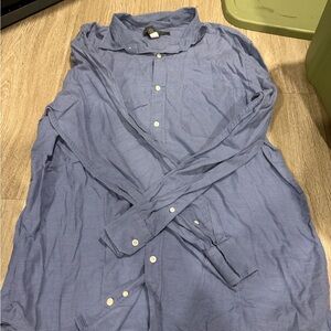 Banana Republic Blue Checkered Shirt
